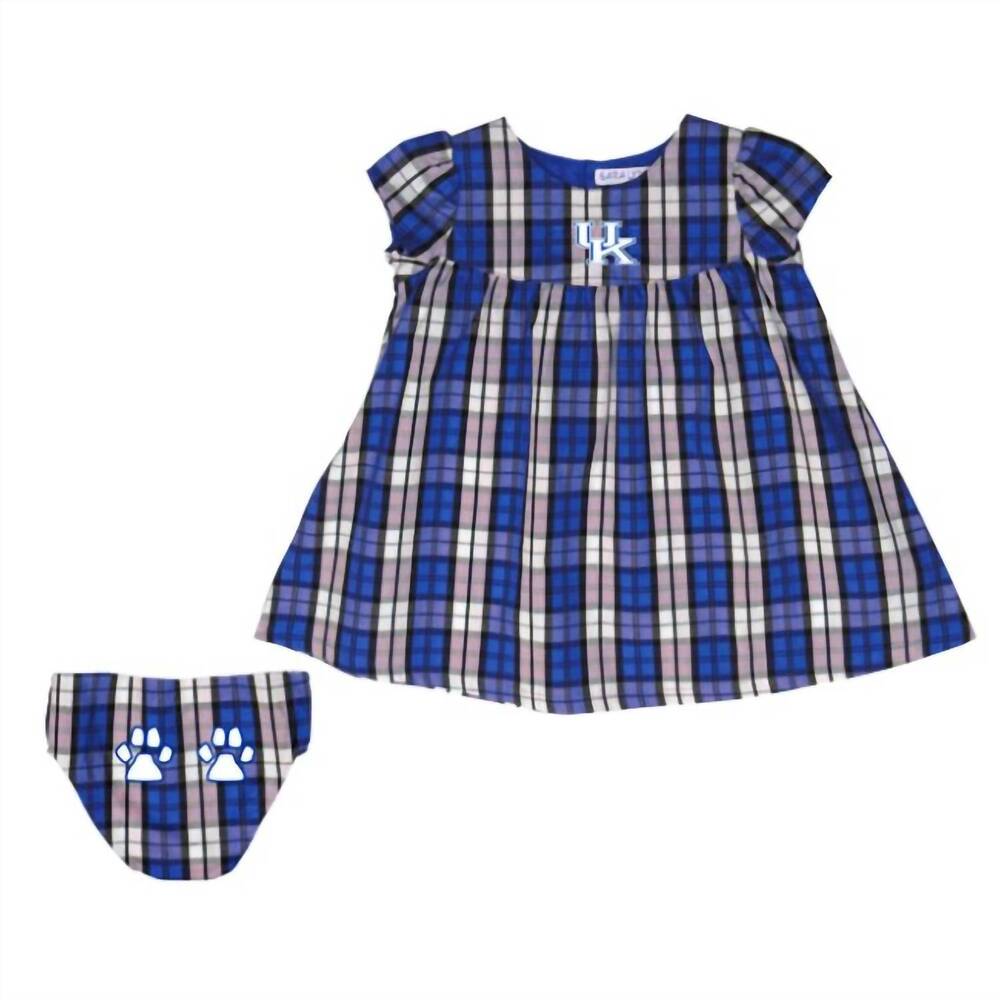 NEW SARA LYNN TOGS girls' university of kentucky campus dress set in navy